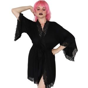 FOXBLOOD SHORT BATHORY DRESSING ROBE